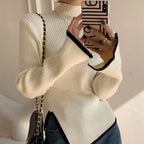 Women's Turtleneck All Match Western Style Knitwear