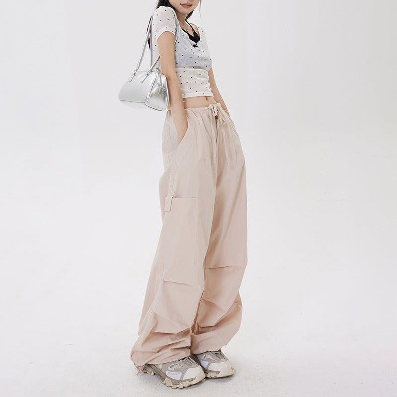 Adjustable Waist Breathable Workwear Casual Pants