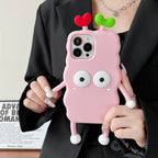 Sprouted Briquette Eyes Silicone Phone Case
