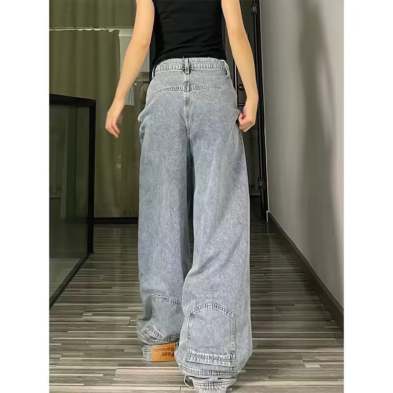Fashion Straight Loose Wide-leg Bell-bottoms