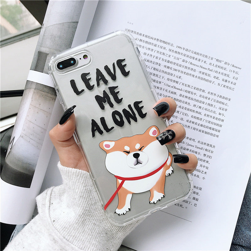 Cute Cartoon Corgi Dog Silicone Phone Case