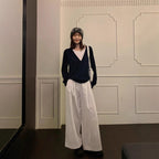 New Fake Two-piece Knitted Sweaters Women