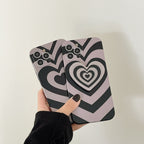 Black And Gray Striped Phone Case