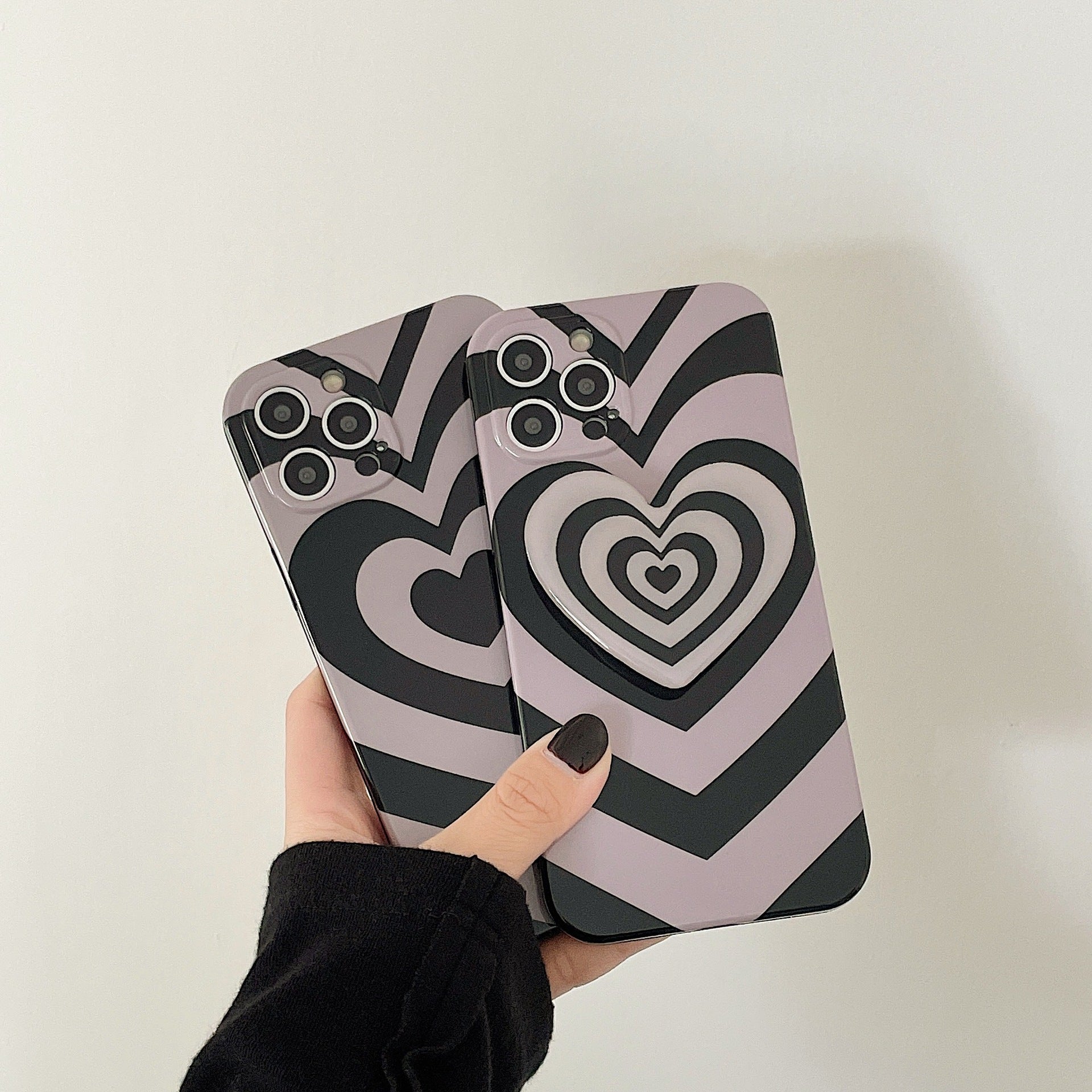 Black And Gray Striped Phone Case