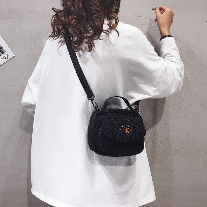 Mini Plush Shoulder Bag