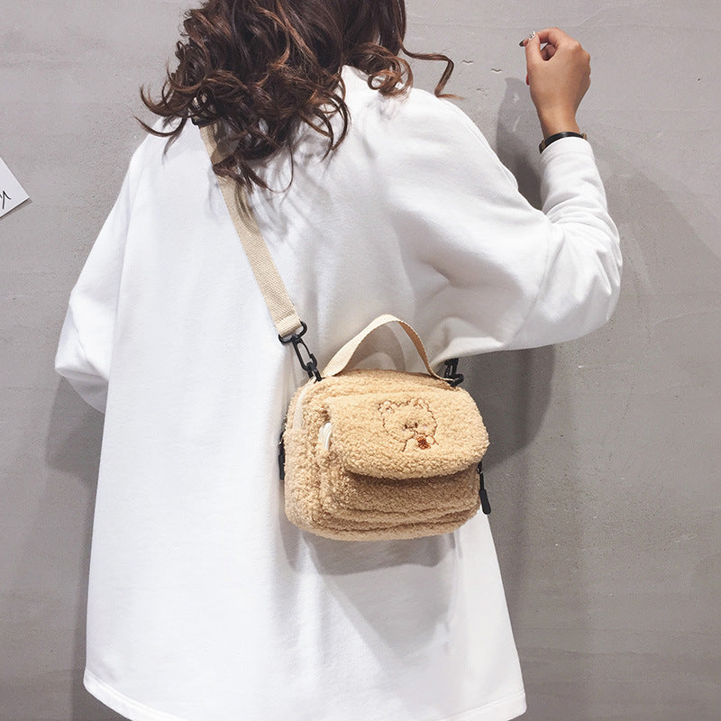 Mini Plush Shoulder Bag