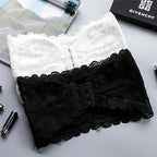 strapless Transparent Lace Tube bra