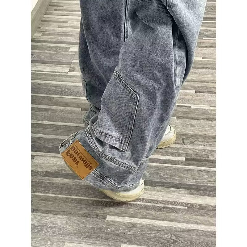 Fashion Straight Loose Wide-leg Bell-bottoms