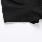 openwork button collar T-shirt top