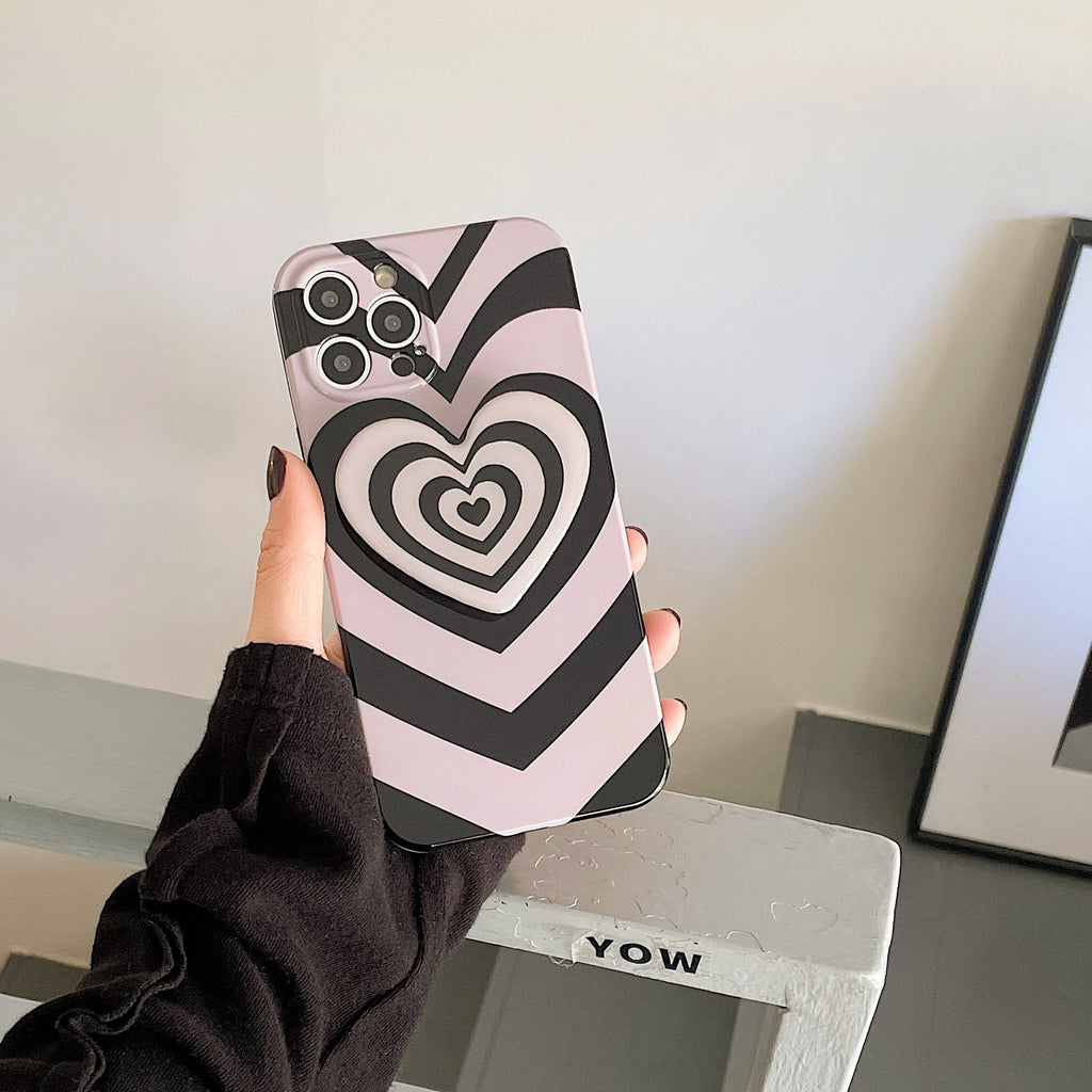 Black And Gray Striped Phone Case