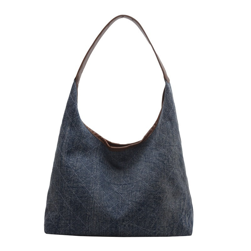 Denim Bucket Shoulder Bags