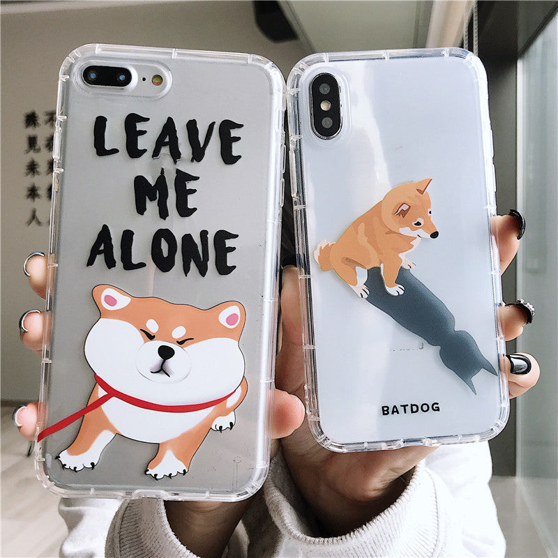 Cute Cartoon Corgi Dog Silicone Phone Case