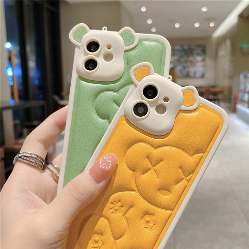Cute Bear Silicone Phone Case
