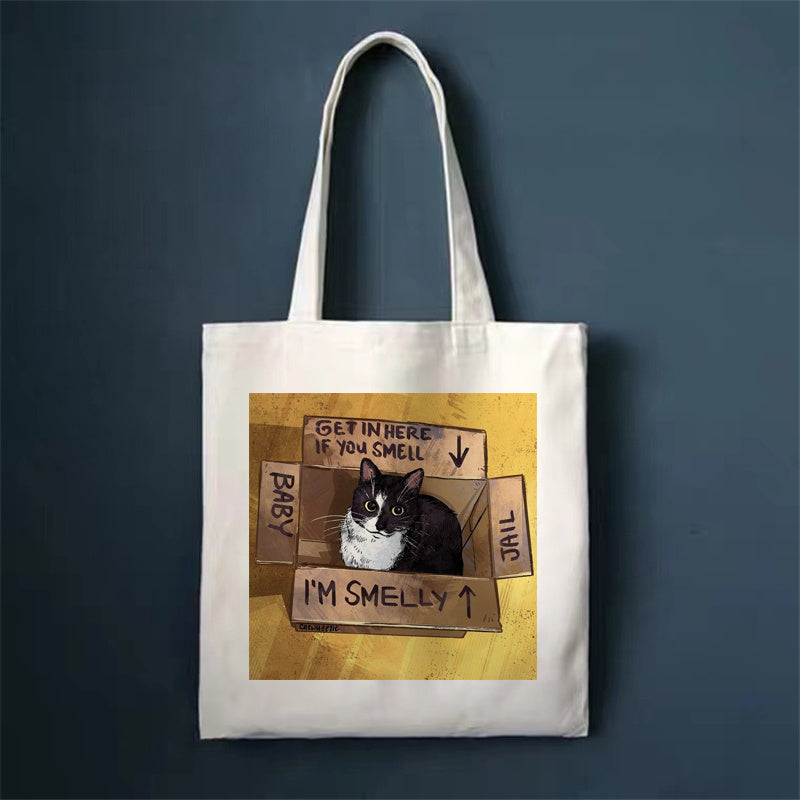 Cute Cat Shopping Bag