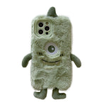 Plush Green Three-dimensional Phone Case