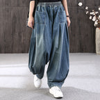 Loos Denim Harem Women Casual Pants