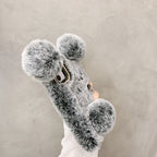 Simple Cute Plush Panda Phone Case