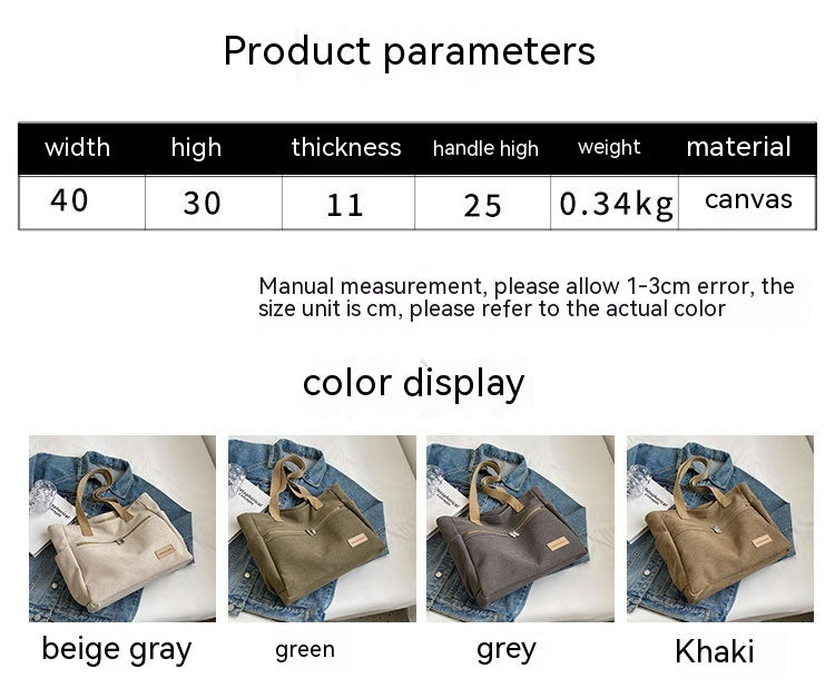 Canvas Shoulder Bags