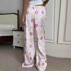 Temperament Leisure Trousers Wide-leg Straight Pants