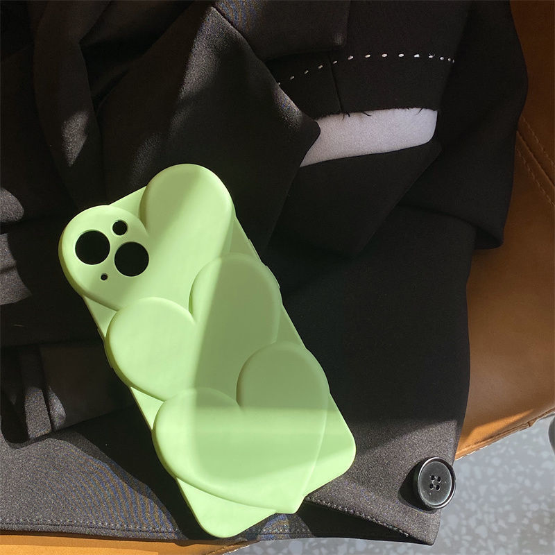 Candy Solid Color Three-dimensional Phone Case
