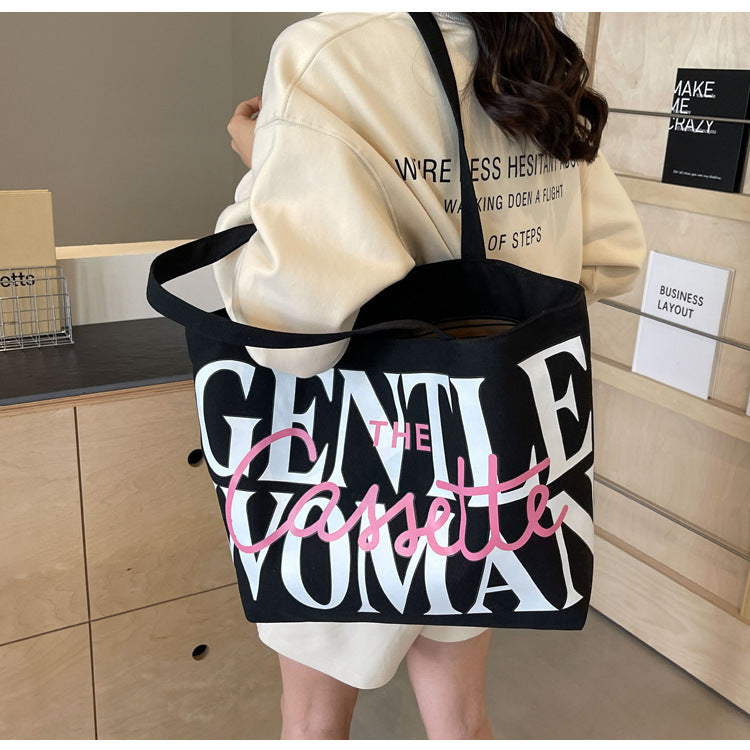 Letter Printed Fashion Large Capacity Bags
