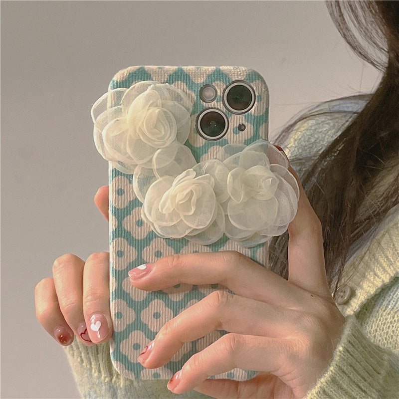Gentle Lace Small Flower Phone Case