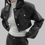 All-matching Biker's Leather Jacket