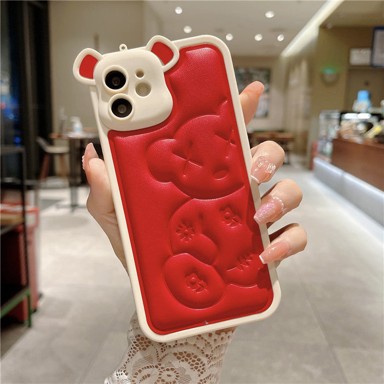 Cute Bear Silicone Phone Case