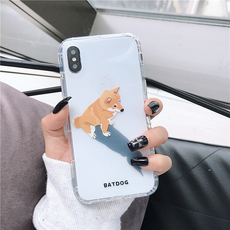 Cute Cartoon Corgi Dog Silicone Phone Case