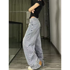 Fashion Straight Loose Wide-leg Bell-bottoms