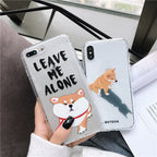 Cute Cartoon Corgi Dog Silicone Phone Case