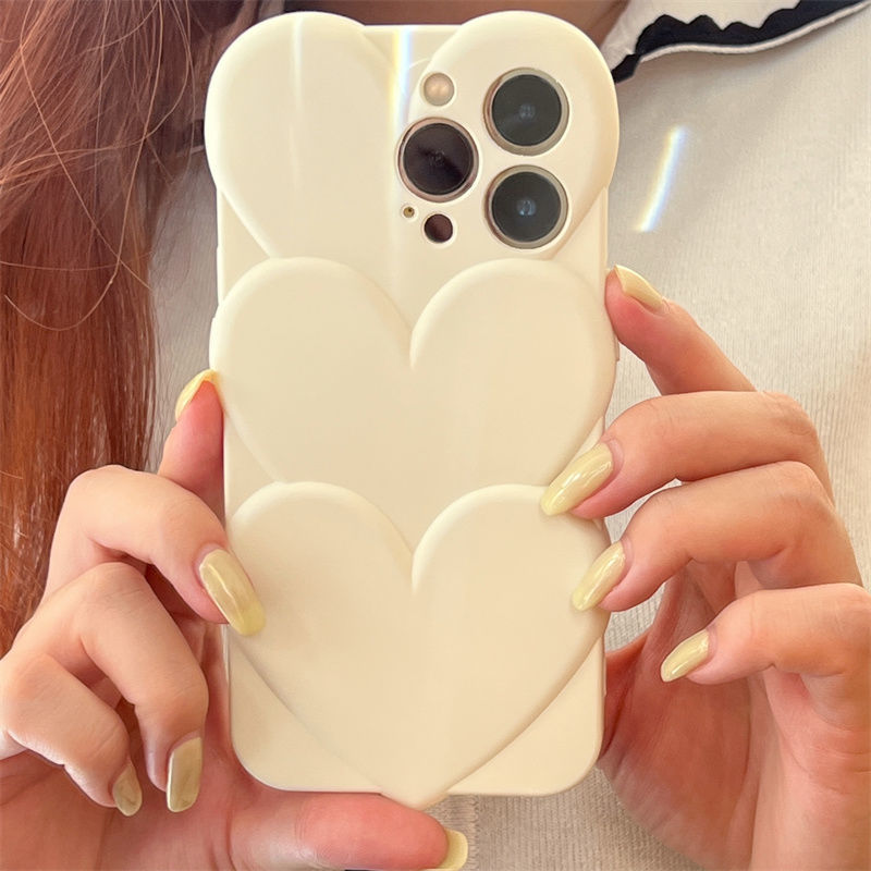 Candy Solid Color Three-dimensional Phone Case