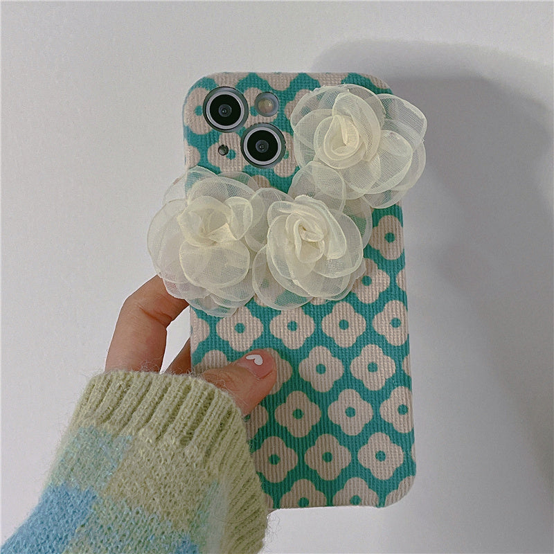 Gentle Lace Small Flower Phone Case