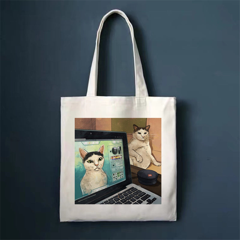 Cute Cat Shopping Bag