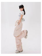 Adjustable Waist Breathable Workwear Casual Pants