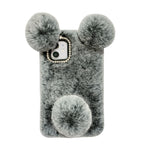 Simple Cute Plush Panda Phone Case