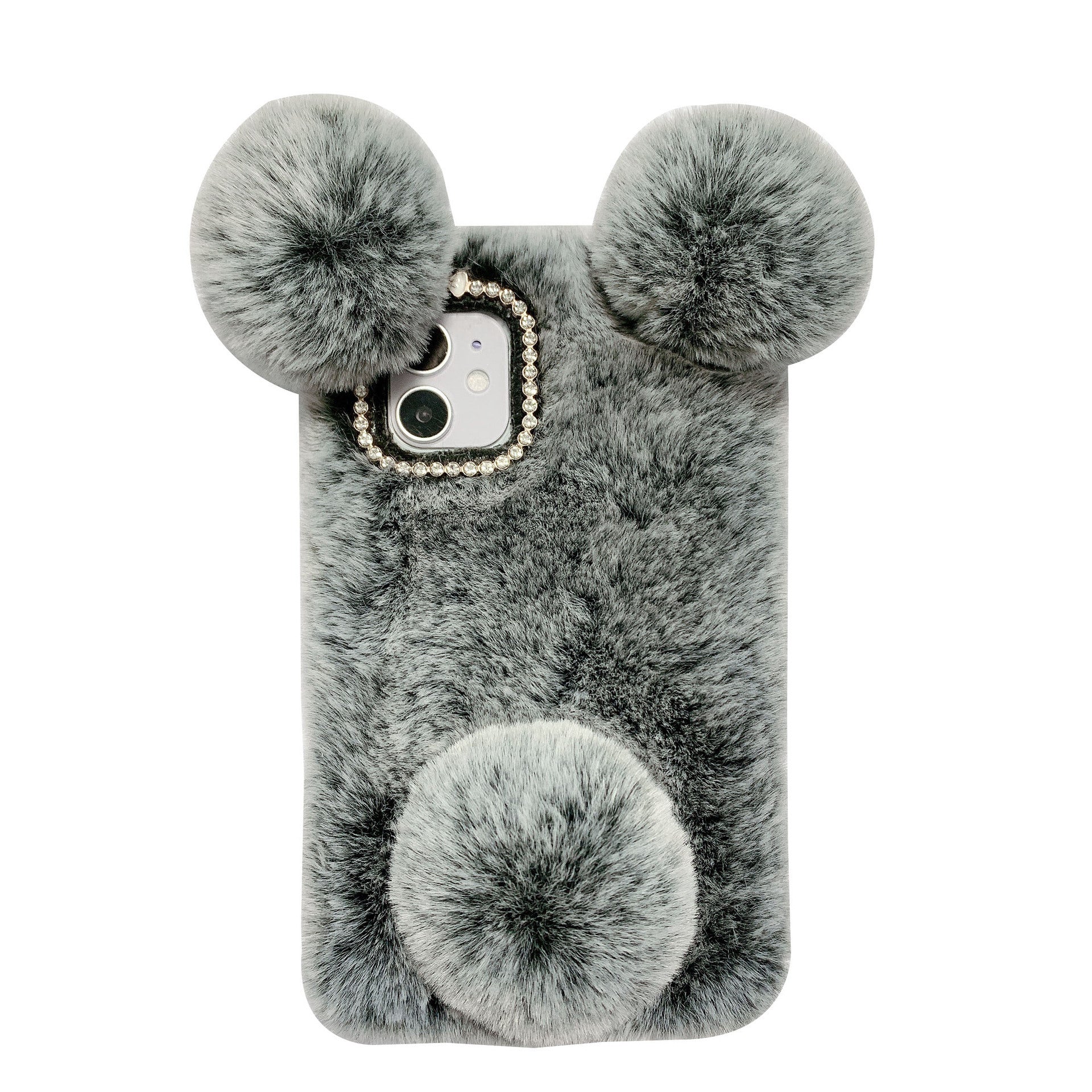 Simple Cute Plush Panda Phone Case