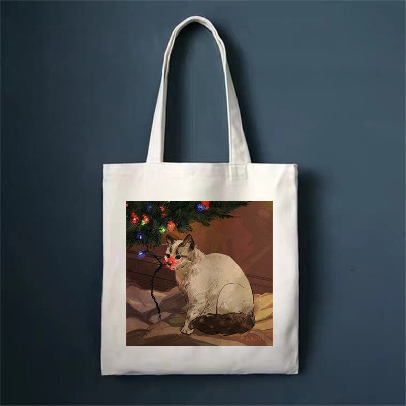 Cute Cat Shopping Bag