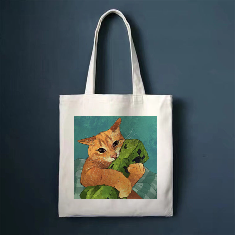Cute Cat Shopping Bag