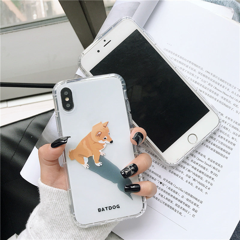 Cute Cartoon Corgi Dog Silicone Phone Case