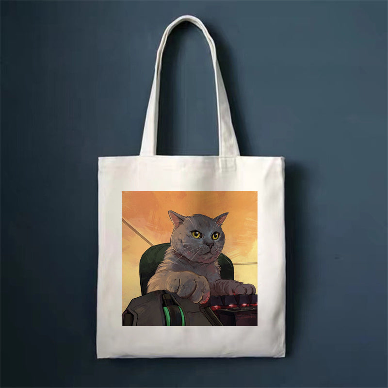 Cute Cat Shopping Bag