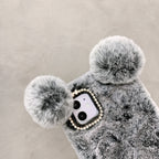 Simple Cute Plush Panda Phone Case