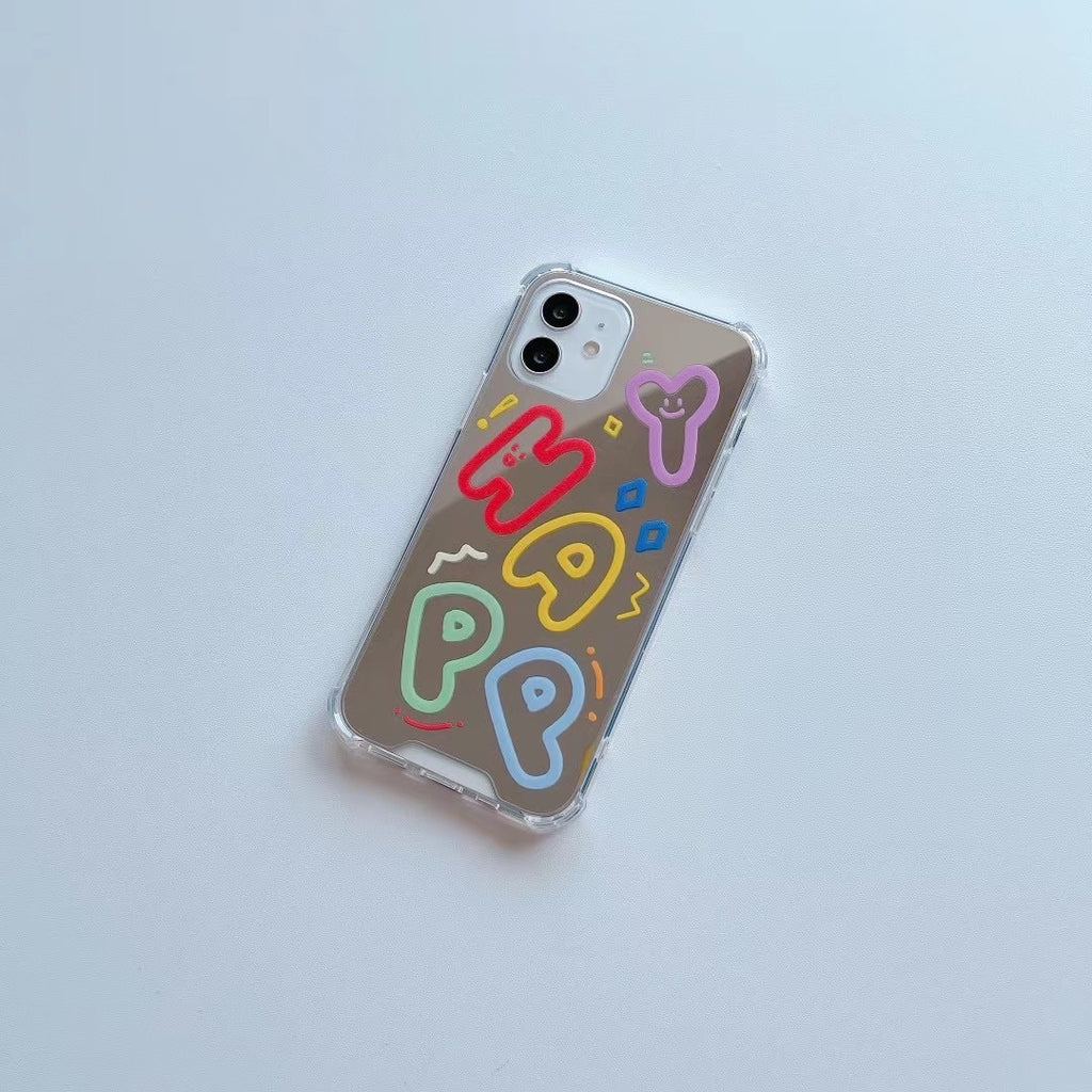 Mirror Letter Phone Case