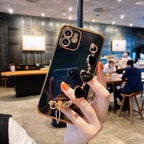 Electroplated Heart-shaped Mobile Phone case