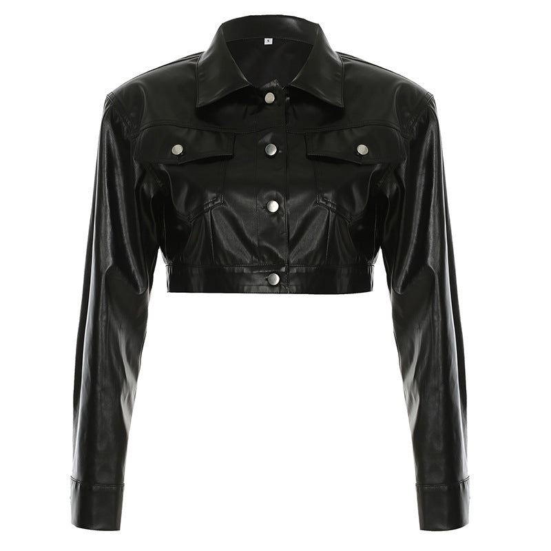 All-matching Biker's Leather Jacket