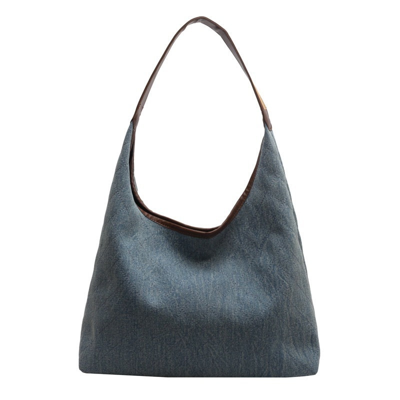 Denim Bucket Shoulder Bags