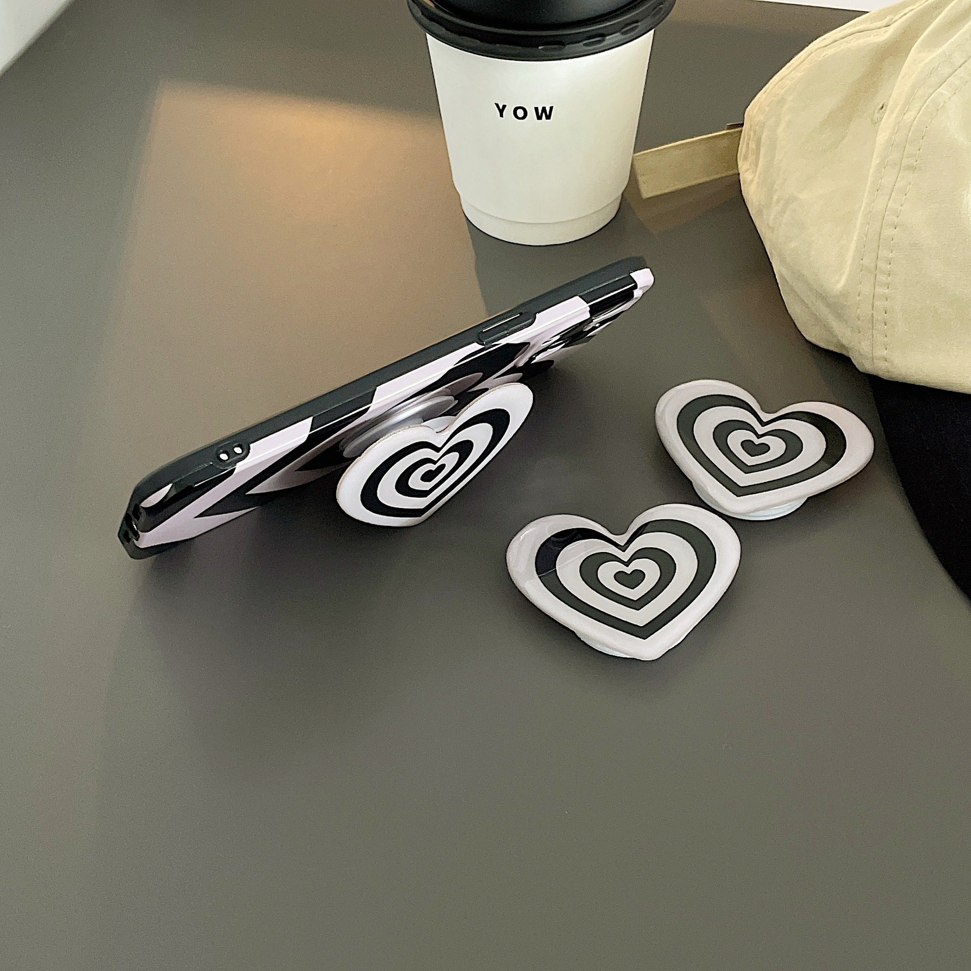 Black And Gray Striped Phone Case