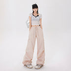 Adjustable Waist Breathable Workwear Casual Pants